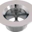 EZ-FLO Tapped Bathtub Strainer Body, 1-3/8 Inch x 16 Fine Thread, Chrome Plated, 35258