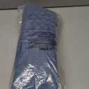 PHF 100% Cotton Waffle Weave Throw Blanket, Soft Lightweight Breathable Cozy Throws for Couch Bed Sofa, 300 GSM Luxury Aesthetic Blanket Gift for Home Decor & Office, 50"x60", Denim Blue