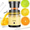 Citrus Juicer Machines Rechargeable - Portable Juicer with USB and Cleaning Brush for Orange, Lemon, Grapefruit