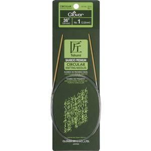 Clover Takumi Bamboo Circular Knitting Needles, 36" No. 1 (2.25mm)