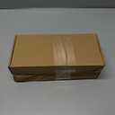 2 x Grey Washed Mango Wood Flatware Caddy with Metal Handles - 3 Compartment Organizer Box for Silverware, Sauce Spoon, Tongs and More (BLACK)