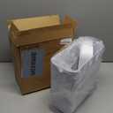 MOPALL Small Bathroom Trash Can with Lid, 3.2 Gallon / 11.5 L Slim Plastic Garbage Bin with Pop-Up Lid, Mini Waste Basket Can Dog Proof for Kitchen, Bedroom, Office, Laundry, Toilet, Rv, White