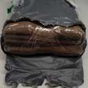 Madeals Memory Foam Bathroom Rug Set 4 Piece with Toilet Lid Cover and Mat Sets Combo, Bath Mat Set 3 Piece and U-Shaped Toilet Floor Rug Brown