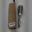 Round Barrel Anti-Static Hair Brush with Boar Bristles, Nano Thermal Ceramic Ionic Tech | For Extra Shine | Protect Hair, Enhance Texture, For Straightening & Drying (1 1/4 inch)