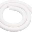 PATIKIL Silicone Foam Seal Strip, 1M(3.28Ft) 20mm(0.79") Dia Round High Density Solid Sponge Rubber Weather Stripping Cord for Sealing Gap Blocker Insulation, White