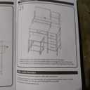 YeTom Vanity Desk with Mirror and Lights, Makeup Vanity Desk with 4 Fabric Drawers & Storage Shelvs & Chair, 3 Color Modes & Adjustable Brightness, White Vanity, Vanity Set, Bedroom Furniture