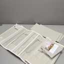 HOMELUX THEORY UPGRADED 6 Tiers Over The Door Organizer Hanging - 100D EXTRA THICK & 50lbs HUGE CAPACITY, 12 Side Mesh Pockets Over The Door Shoe Organizer, Hanging Closet Organizer (Ivory, 2pc)