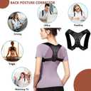 Posture Corrector for Women, Back Straightener for Men, Upper Back Support Brace, Adjustable Shoulder Corrector for Improving Back and Neck Posture Relief Pain
