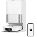 DREAME D30 Ultra Robot Vacuum and Mop, 25,000Pa Powerful Suction, All-in-One Base Station with 100 Days Auto-Empty, MopExtend Tech for Edge Cleaning, Smart Obstacle Avoidance, White