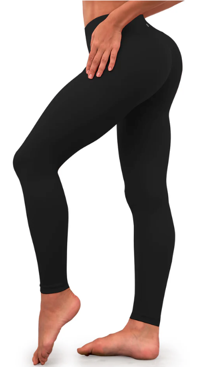 BUBBLELIME 75N/25S Mid Waist Yoga Pants, Size XL
