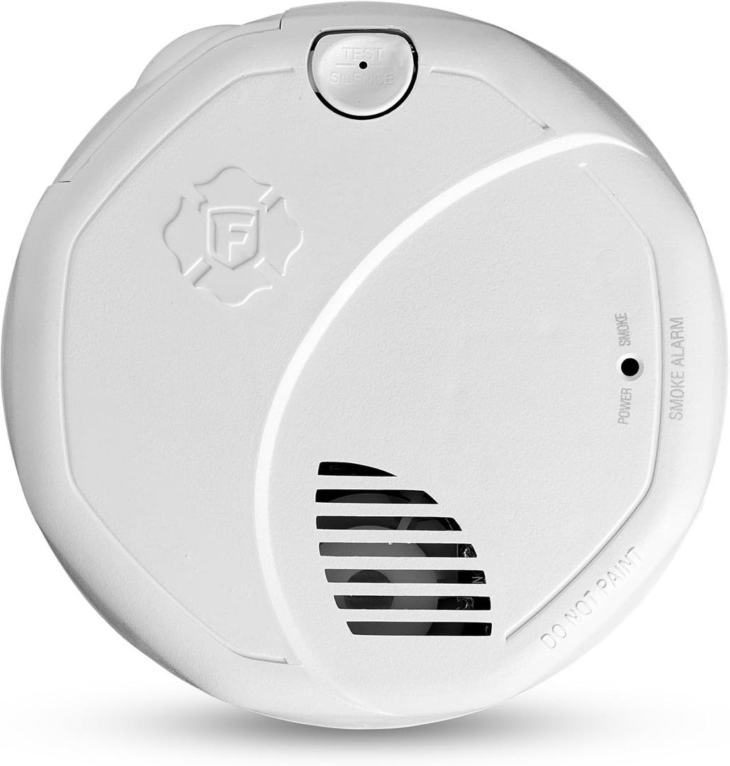 First Alert SM300-AC, Interconnect Hardwire Dual Sensor Smoke Alarm with Battery Backup, 1-Pack