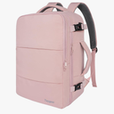 Taygeer Travel Backpack for Women, Carry On Backpack with USB Charging Port & Shoe Pouch, TSA 15.6inch Laptop Mochila Flight Approved, Nurse Bag Casual Daypack for Weekender Business Hiking, Pink