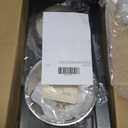 HTB Elevated Dog Bowls,Raised Dog Bowl Stand with 2 Stainless Steel Bowls,Elevated Raised DogBowls for Large Medium Small Sized Dogs (X large-14"tall,48 Oz bowl, Black)