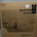 Art3d PVC Ceiling Tiles, 2'x2' Plastic Sheet in White (12-Pack)