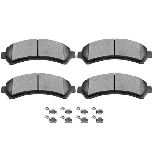 SCITOO Ceramic Brake Pads Stes Front Fit For Chevy Blazer 97-05,For Chevy S10 Pickup 98-04[4WD],For GMC Jimmy 98-05,For GMC Sonoma 98-04[4WD],For Isuzu Hombre 98-00[4WD],For Oldsmobile Bravada 97-01, Front D726