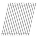 uxcell 16pcs 8/32 Inch M4 Threaded Rods with 40pcs Hex Nuts and Washers 13 Inch 201 Stainless Steel Full Threads Right-Hand Thread for Hangers, U-Bolts, Beaded Garden Stake Rods, Silver
