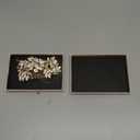 SWEETV Handmade Wedding Hair Comb Clip Rhinestone Bridal Hair Comb Piece, Gold Hair Accessories for Brides Wedding