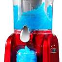 Nostalgia Frozen Drink Maker and Margarita Machine for Home - 32-Ounce Slushy Maker with Stainless Steel Flow Spout - Easy to Clean and Double Insulated - Retro Red