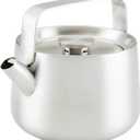 KitchenAid Teakettles Stainless Steel Whistling Teakettle, 1.9 Quart - Brushed Stainless Steel