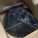 CLAXY Pendant Light Industrial Farmhouse Pendant Lighting Matte Black Loft Barn Hanging Kitchen Pendant Light Fixtures-12.2"