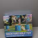 TOY Life Golf Bucket Game Set, 3 Holes Backyard Golf Game for Adults Family Kids, Portable Golf Course with Balls and Flag, Outdoor Indoor Backyard Golf Game Gifts for Beach, Yard, Camping and Lawn