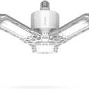 NEBO HIGH BRIGHT 6000 Garage Light | 6000 Lumens, Screws Into Standard Bulb Sockets, Adjustable Panels, Energy Efficient LED Shop Lights, No Rewiring Required, Great for Basements & Attics