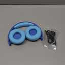 iClever BTH22 Kids Bluetooth Headphones, 60H Play Time, USB C Fast Charging, Bluetooth 5.4, AUX Cord,Safe Volume 74/85 dBA,Toddler Headphones for iPad/Tablet/Travel/School, Blue