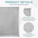 2 Pack Aluminum Range Hood filter 97006931 Replacement Compatible with Bro-an Nu-tone Range Hood Grease Filter PART#S97006931 (10-1/2 x 8-3/4 in) BP29, 88150, 99010121 by AMI PARTS
