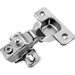 Berta 10 Pack, 5/8" Overlay Hinges, 45mm Stainless Steel Quiet 3D Soft Close Concealed for Face Frame Door  Frameless Door, 105 Open Angle Kitchen Replacement, Self Closing Hidden, Satin Nickel