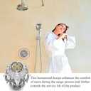 RP41661 Shower Faucet Replacement Kit for Delta and Peerless Single Handle Faucets with Button,One-Handle Tub/Shower Control with Clear Acrylic Handle Insert
