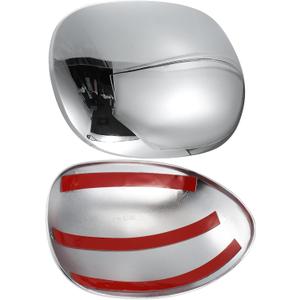 TOP-VIGOR Compatible with Ford F-150 1997-2003, Ford Expedition 1997-2002, Lincoln Navigator 1998-1999, 2pcs Full Mirror Covers Replacement – Chrome Plated Mirror Caps for Left & Right Side