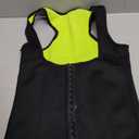 Women Waist Trainer Vest Slim Corset Neoprene Sauna Tank Top Zipper Weight Loss Body Shaper Shirt Girdle, Size XL