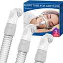 3 Packs Replacement Short Tube for Airfit N20 & Airtouch N20, Features Triple 360° Swivel & Quick-Release Technology for N20 CPAP Mask, Replacement CPAP Hose Tubing with Leak-Free Seal & Smart Quiet