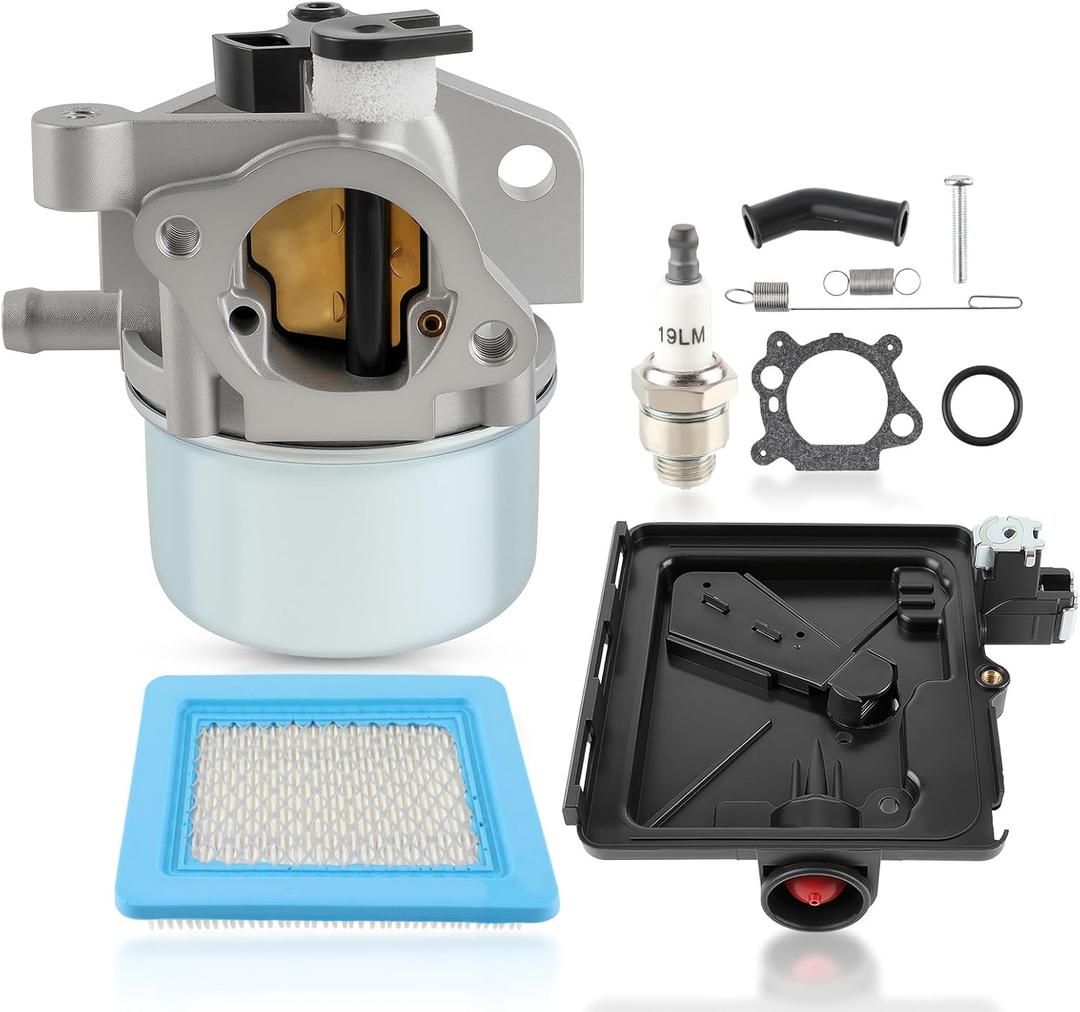 799868 Carburetor Compatible with 498170 799872 694202 693909 692648 499617 497586 497314 498254 790821-14111 Carb with 795259 Air Cleaner Primer Base
