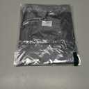 iCreek Men's Packable Rain Pants Waterproof Lightweight Over Pants Windproof Outdoor Pants for Fishing Golf Hiking (Black, XXXL)