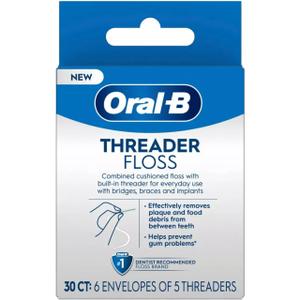 Oral-B Glide Threader Floss (Pack of 2)