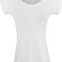 satithry Washable Underarm sweatproof Shirt for Women Lady's Modal Cotton Shirts with Breathable Anti-Sweat Inner (Large, White)