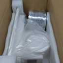 12" Ultra Quiet Bathroom Exhaust Fan with 6500K LED Light, 1.0 Sone 120 CFM, 10x10 Mount, 1500 LM Ceiling Ventilation Fan, Energy Efficient (5500K LED-W)