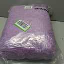 Muddy Mat® | Super Water Absorbent Door Mat Indoor, Microfiber Quick Dry Chenille Entryway Rug, Slip Resistant Front Door Mat, Indoor Mats for Entryway, Machine Washable Pet Rug, Purple 48"x60"