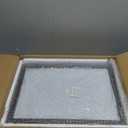 MyGift Challenge Coin Display Case Wall Mounted, Shadow Box with Viewing Panel on Hinged Door, Metal Latch, Corkboard Backing, Vintage Gray Solid Wood, 11.6"L x 2.4"W x 15.6"H