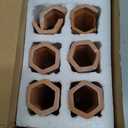 6 Pack Terracotta Watering Spikes for Indoor and Outdoor Plants - Simple and Easy Setup - Keep Plants Happy and Watered While You are Away