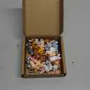 21 Pcs Mini 3D Printed Animal Statues - Movable Joints Realistic Collectible Figurines Set for Adults, Home Office Desk Decoration & Display