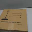 Daoeny Heavy Duty Bird Baths for Outdoors, 35In Outdoor Freestanding Birdbaths & Birdfeeder, Bird Bath Feeder Bowl with Metal Stake Garden Patio Yard Lawn Decor, Upgraded 5-Pronged Base (Brown)