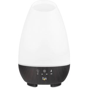 HealthSmart 500ML Essential Oil Diffuser for Large Rooms, Cool Mist Humidifier and Aromatherapy Diffuser, Adjustable Timer, Mist Mode and 7 LED Light Colors, White (Pack of 1)