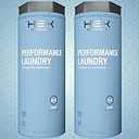 HEX Performance Laundry Detergent, Citrus, 100 Loads (Pack of 2) - Designed for Activewear, Eco-Friendly, Concentrated Formula (50 Fl Oz (Pack of 2))