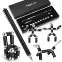 Finger Pen, Magnetic Pen, Trendy Stress-Relief Toy for Teenagers, Work Decompression GadgetsTeenager's Birthday Gift IdeasGifts Suitable for Boys and Girls. (Black)