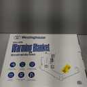 Westinghouse Heated Blanket, Electric Throw Blanket with 10 Heating Levels, 12 Hours Auto Off, Overheat Protection, Machine Washable, Flannel (Twin, 62x84 Inches, Charcoal)