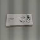 ORIA Digital Alarm Clock, LED Bedroom Clock with Bluetooth Sync Time, Auto Sync Time Alarm Clock, Adjustable Volume Brightness, Snooze, Rechargeable Large Display for Home Living Room