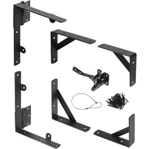 1 Sets Gate Kit Gate Corner Brace Bracket Heavy Duty Anti Sag Gate Frame Kit