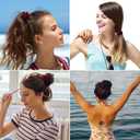 Didder 20 Pcs Hair Scrunchies Velvet Elastics Scrunchy Hair Ties Wine Red Soft Scrunchie Bobbles Ropes Scrunchie Solid color Hair Bands for Women Girls